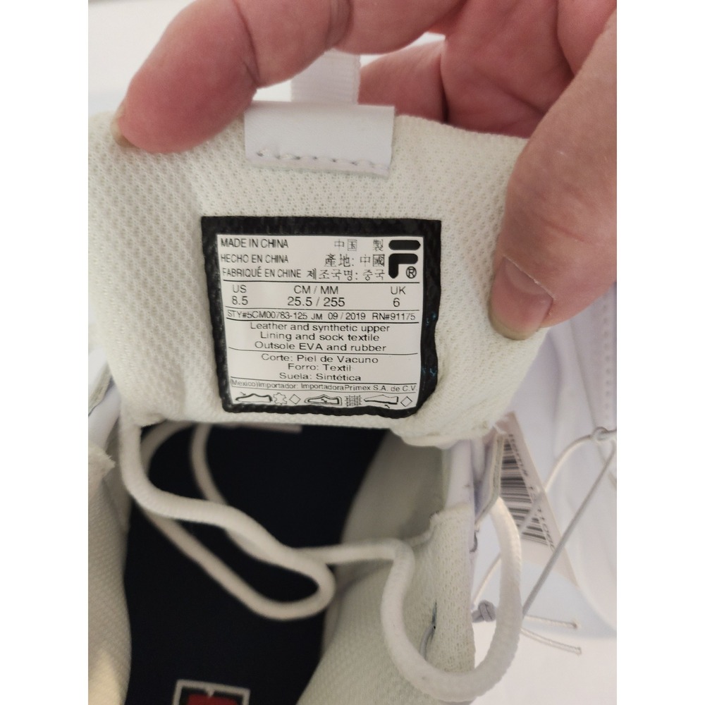Fila Disruptor II White Chunky Athletic Sneakers 5CM00783-125 Mens 8.5‎ - Picture 3 of 4